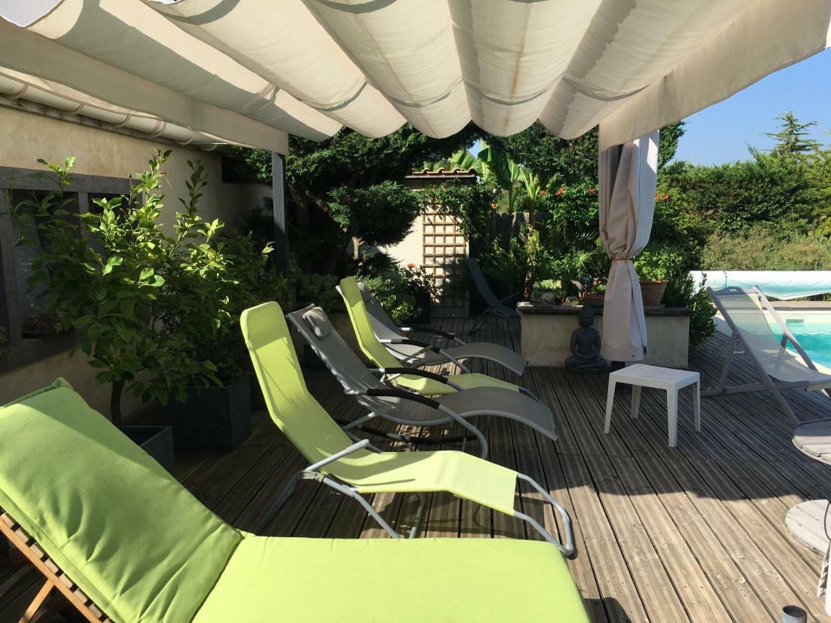Soleil Lotus Daire Saint-Hilaire-de-Brethmas Dış mekan fotoğraf